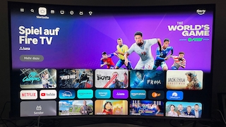 Startseite des Amazon Fire TV Stick HD (2026)