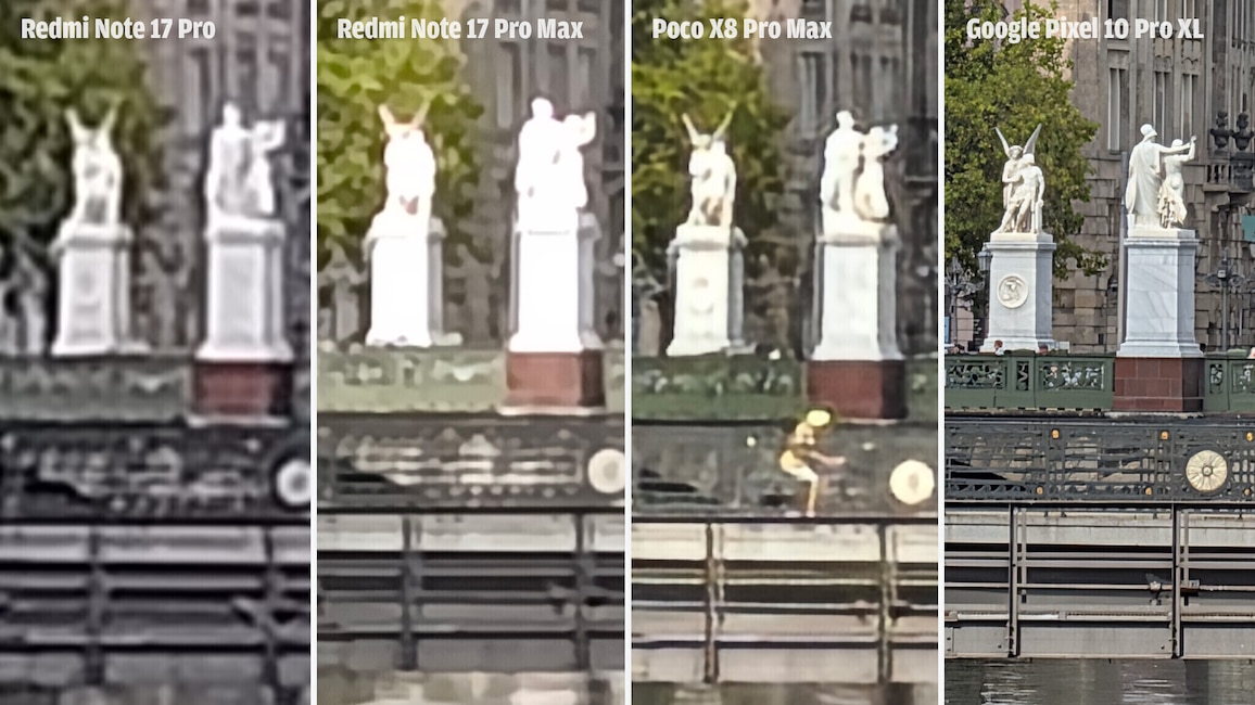 Detailvergleich bei 10-facher Vergrößerung