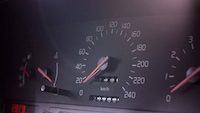 Tacho in einem Auto