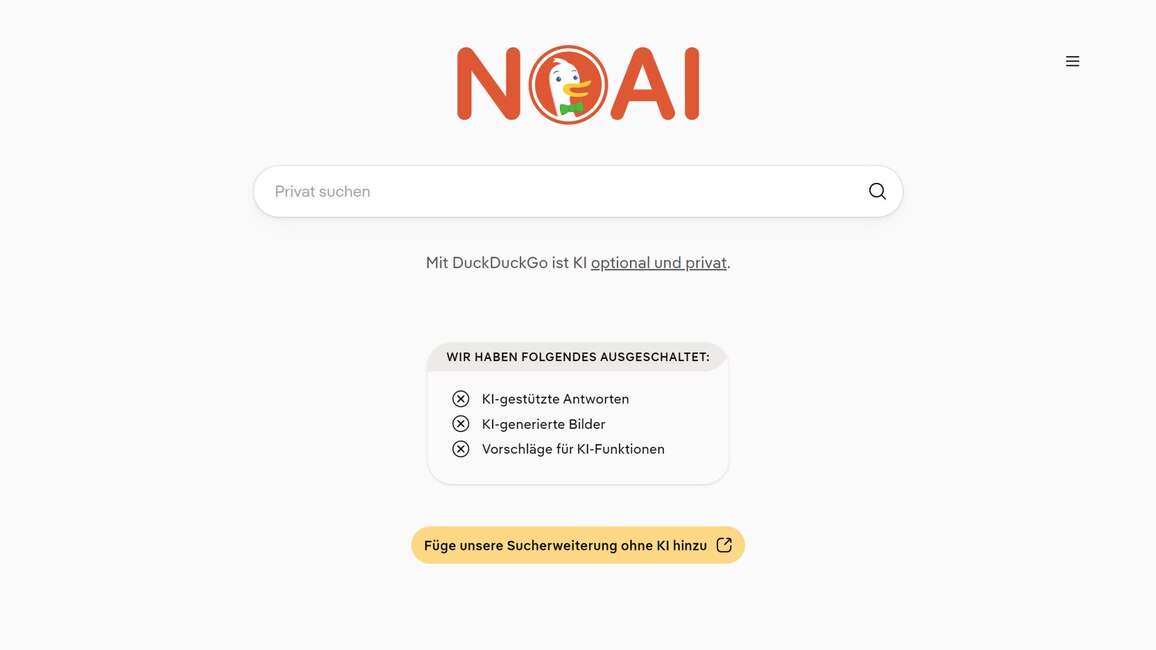 DuckDuckGo No-AI
