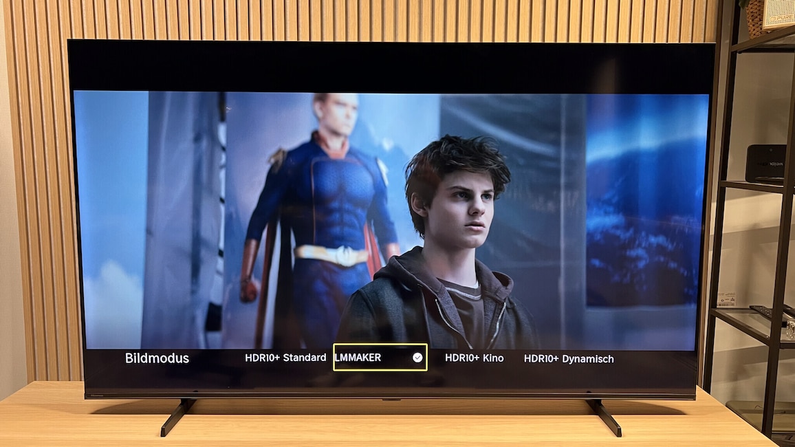 Auch für HDR10+-Inhalte gibt es einen extra Filmmaker Mode.