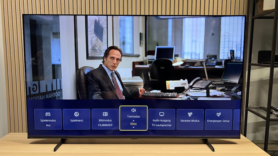 Deutlich voller klingt der Ton auch mit der "Kino"-Einstellung nicht.