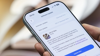 Update-Seite für iOS 27 auf iPhone