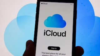 iCloud-Login auf einem Smartphone