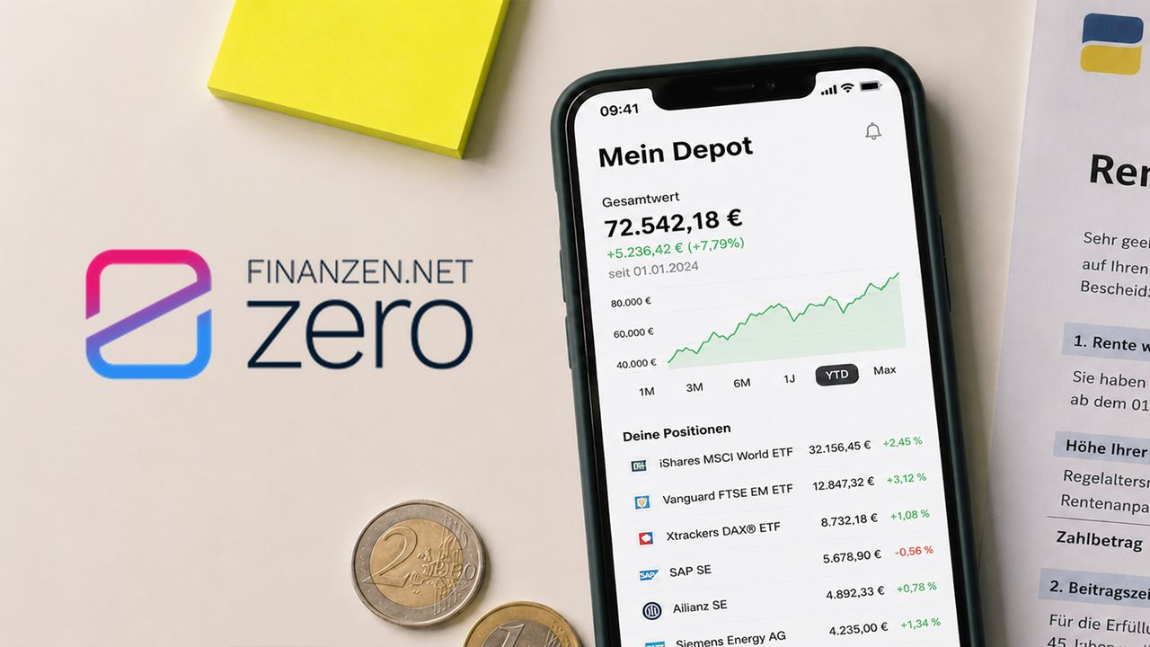finanzen.net ZERO kündigt gebührenfreies Altersvorsorgedepot an - finanzen news from COMPUTER BILD