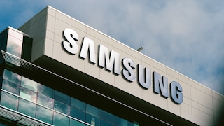 Samsung-Logo an Forschungsgebäude