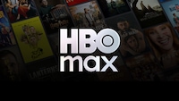Logo von HBO Max vor Streaming-Kacheln.
