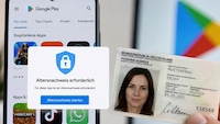 Smybolbild für den neuen Altersnachweis im Google Play Store