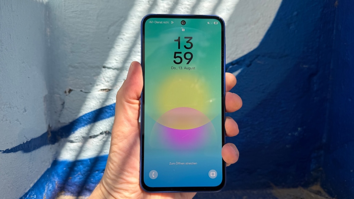 Galaxy A27: Blick auf die Front