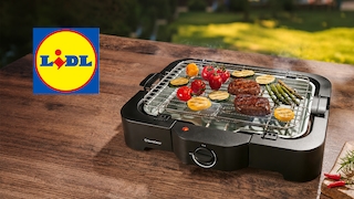 Der Silvercrest Elektrogrill von Lidl erinnert optisch an die Geräte von Ninja. Im Test zeigt sich, ob auch die Grillleistung mithalten kann.