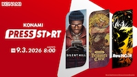 Konami Press Start: Heute exklusive Spielszenen sehen