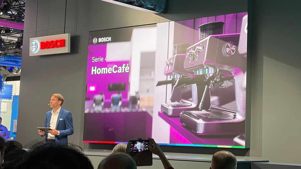 Bosch zeigt neue Geräte für den Haushalt
