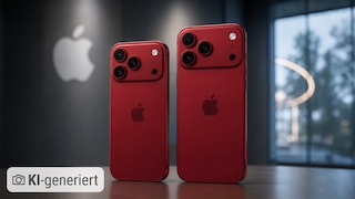 So könnten iPhone 18 Pro und 18 Pro Max in dunkelrot aussehen
