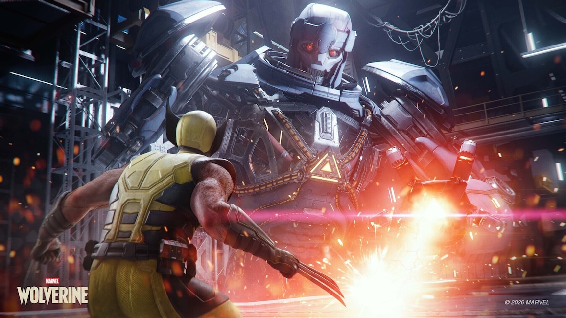 In der linearen Story folgt ein Highlight auf das nächste. Dazu zählen auch Bossfights, zum Beispiel gegen diesen riesigen Roboter.