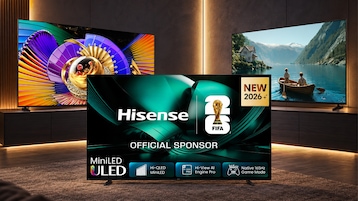 Der Hisense 100U7DS Pro überzeugt mit hoher Mini-LED-Helligkeit, starkem Kontrast und einer Bildqualität auf Oberklasse-Niveau. Zu sehen ist das Modell mit 65 Zoll Bildschirmdiagonale.