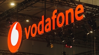 Logo und Schriftzug von Vodafone
