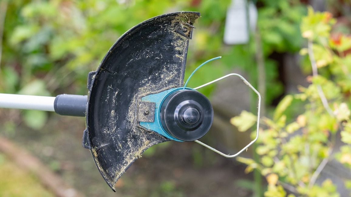 Der Trimmerkopf des Makita DUR193Z
