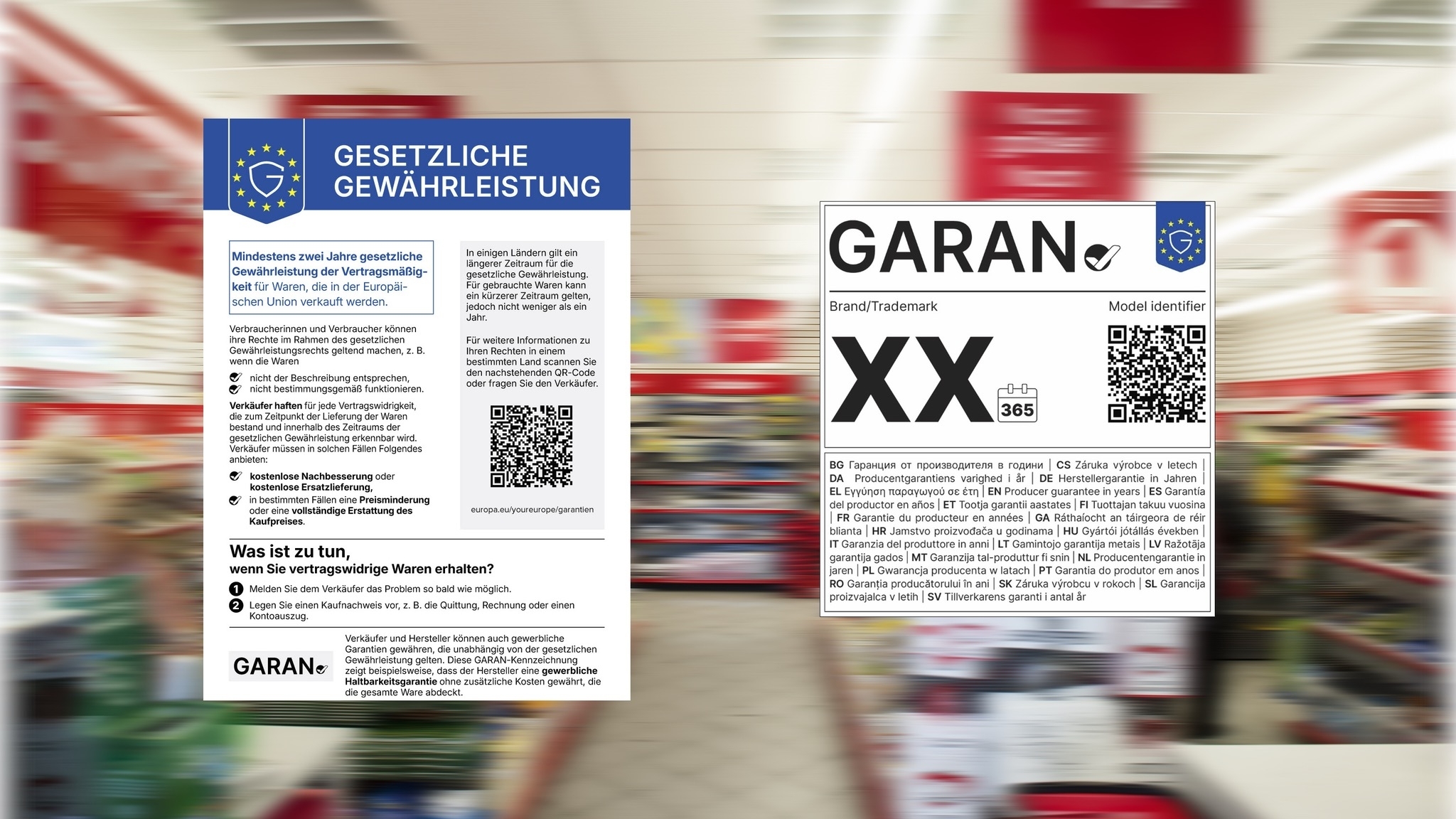 GARAN: Neues EU-Label informiert über Garantiezeit - COMPUTER BILD