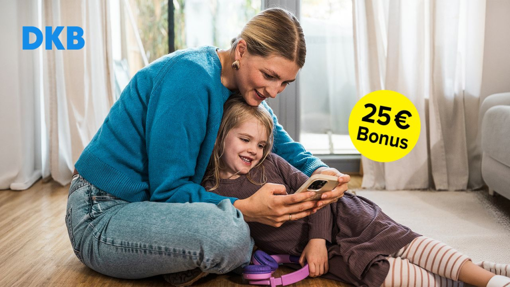 DKB-Kinderkonto: Jetzt 25 Euro Bonus für junge Sparer sichern