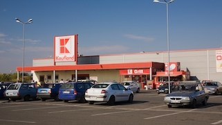 Blick auf eine Kaufland-Filiale