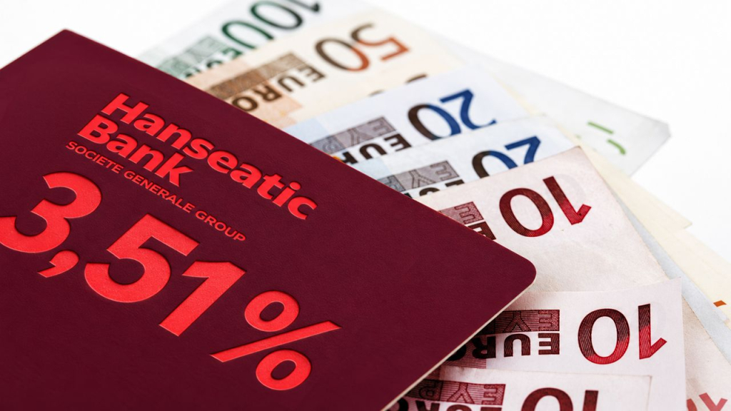 Hanseatic Sparbrief: Bis zu 3,51 Prozent Zinsen für drei Jahre