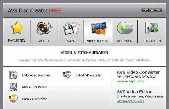 AVS Disc Creator Free