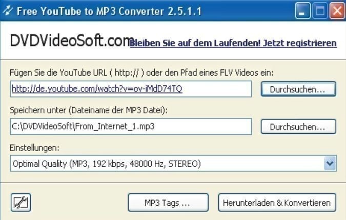 Free YouTube to MP3 Converter 2.5.1.1