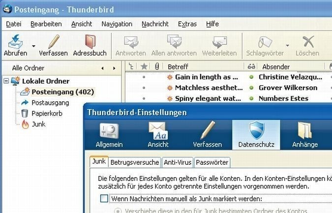 Thunderbird 2.0.0.12