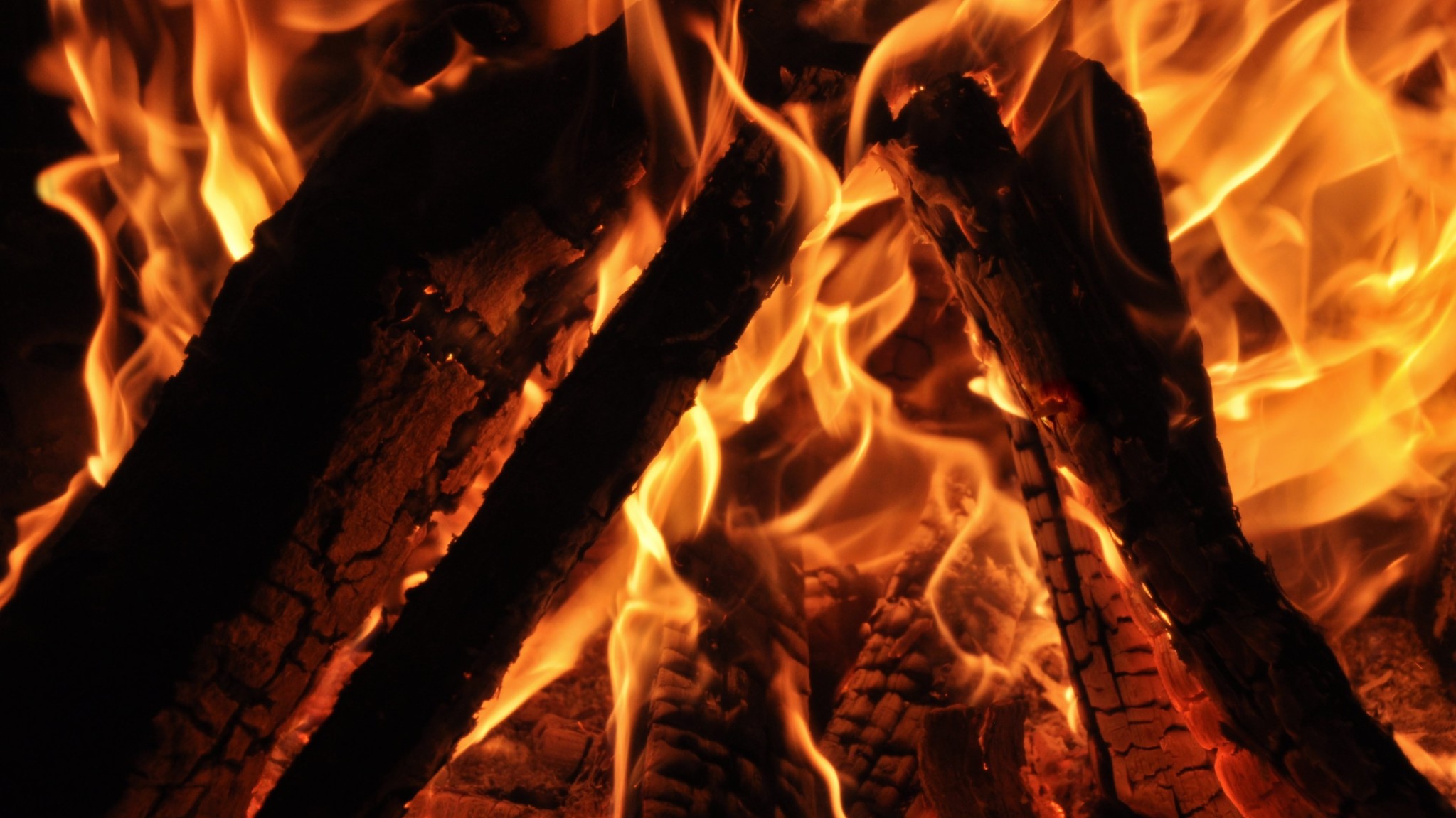 Kaminfeuer-Screensaver