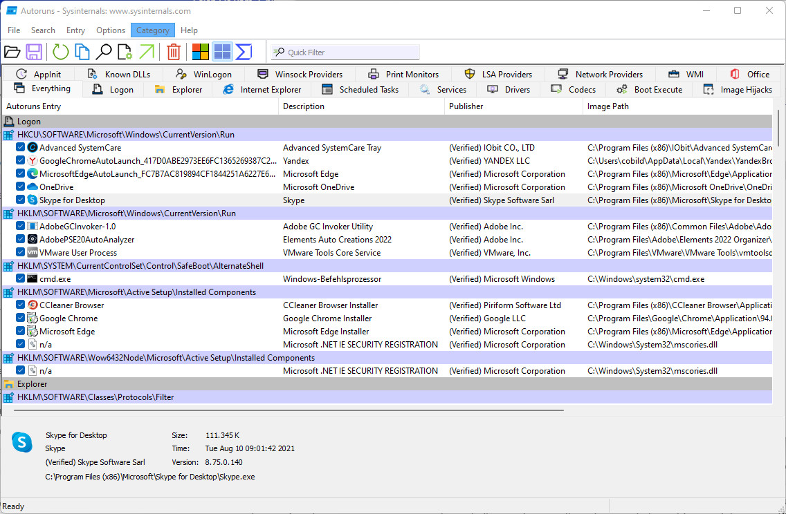 Sysinternals-Suite