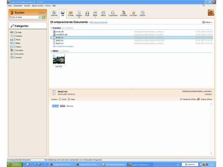 Copernic Technologies Desktop Search: Such-Tool im Test - COMPUTER BILD