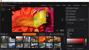 Screenshot aus Ashampoo Photo Optimizer 9 – Kostenlose Vollversion