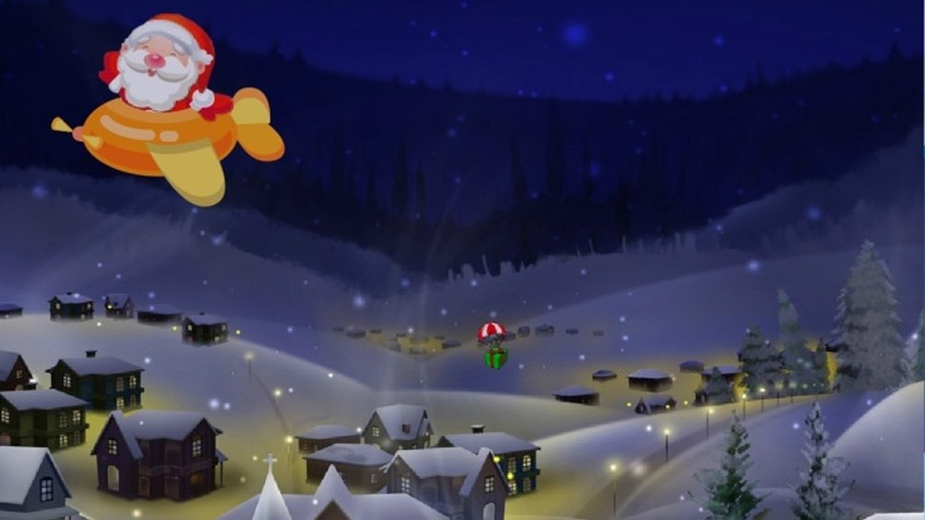 Free Santa Track ScreenSaver: Weihnachtsmann-Tour begleiten