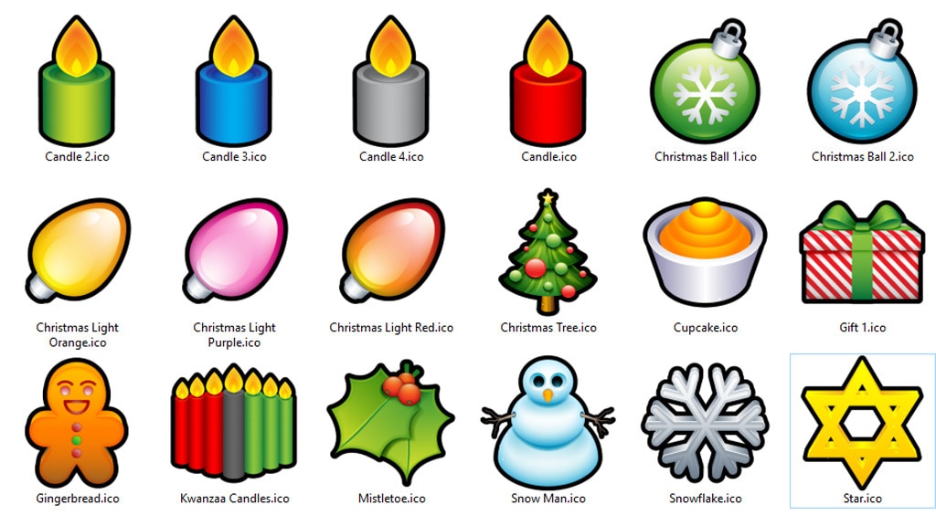 Icons zu Weihnachten: Programme und Ordner verschönern