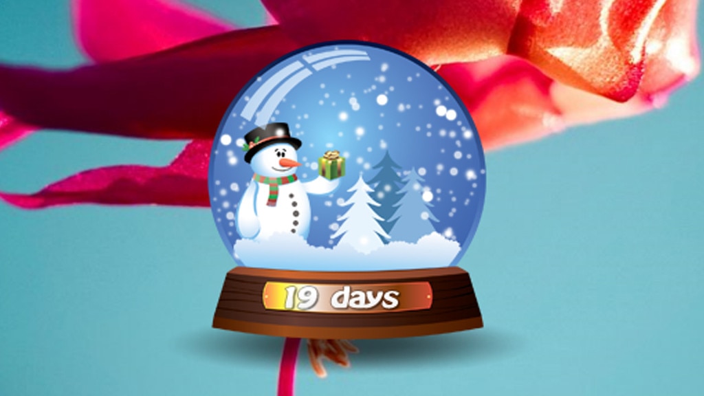 Snowman Snowglobe: Winterliches Desktop-Gadget