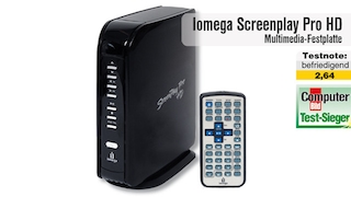 Multimedia-Festplatte Iomega Screenplay Pro HD: Video zum Testsieger