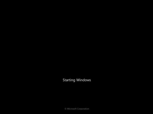 Windows 7 Installation: Laden