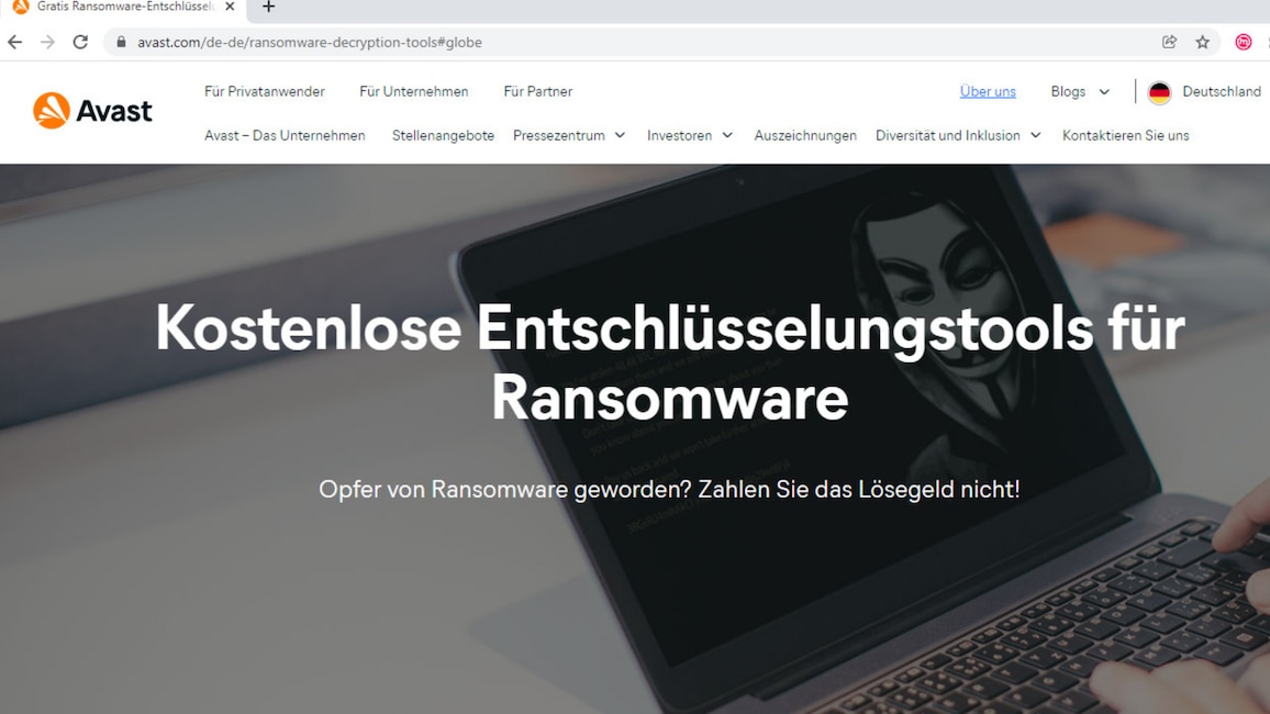 Avast Ransomware Decryption Tools: Verschlüsselte Dateien dechiffrieren