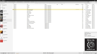 Screenshot aus MusicBee