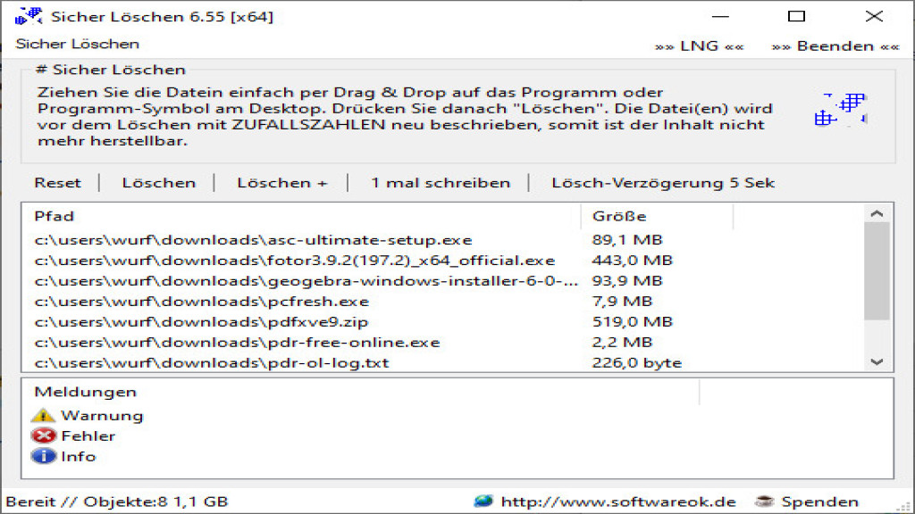 Sicher Löschen