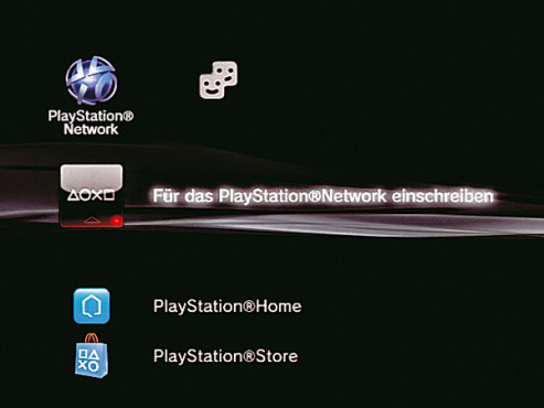 Anmeldung Playstation Network