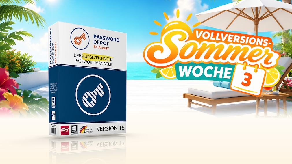 Exklusive Vollversion: Login-Daten sicher verwalten mit Password Depot