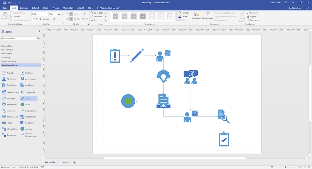 Screenshot 1 - Microsoft Visio Professional 2021
