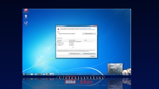 Animationsbild vom Windows 7 Desktop
