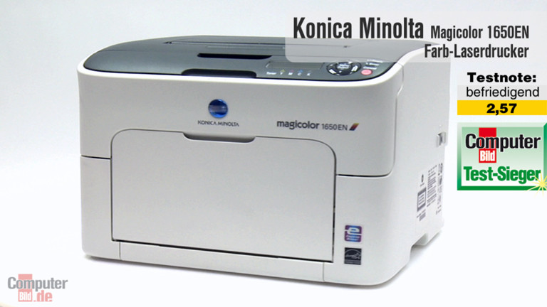 Farb-Laserdrucker: Konica Minolta Magicolor 1650EN - COMPUTER BILD