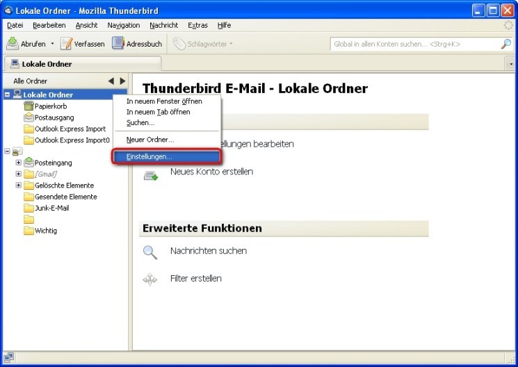 Thunderbird: Backup der E-Mails und Kontakte anlegen - Bilder, Screenshots  - COMPUTER BILD