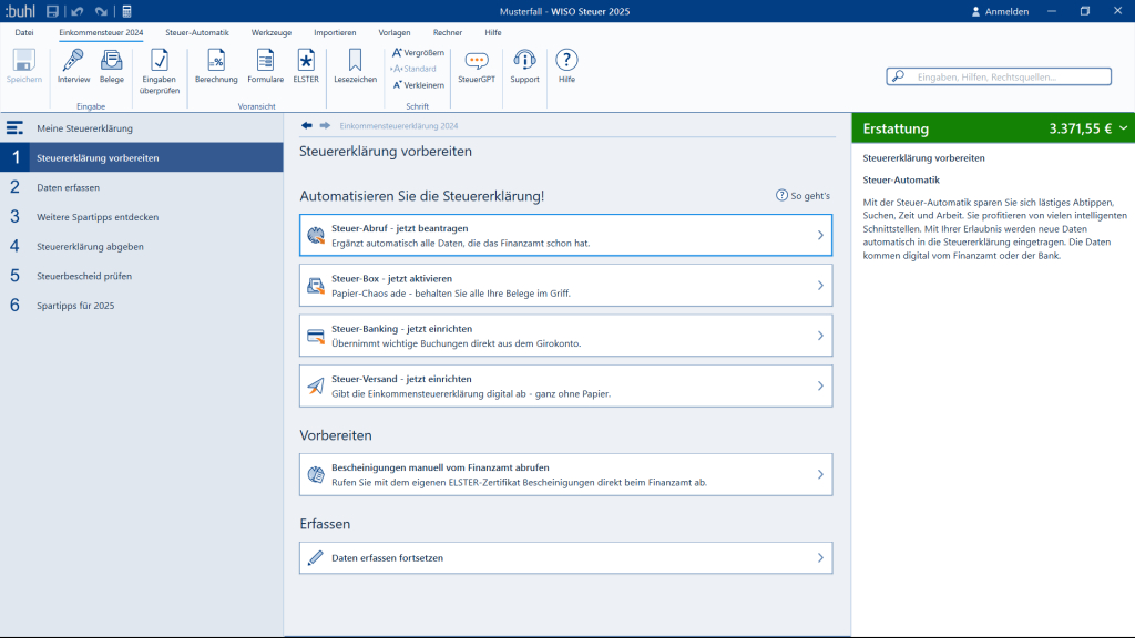 WISO Steuer-Sparbuch