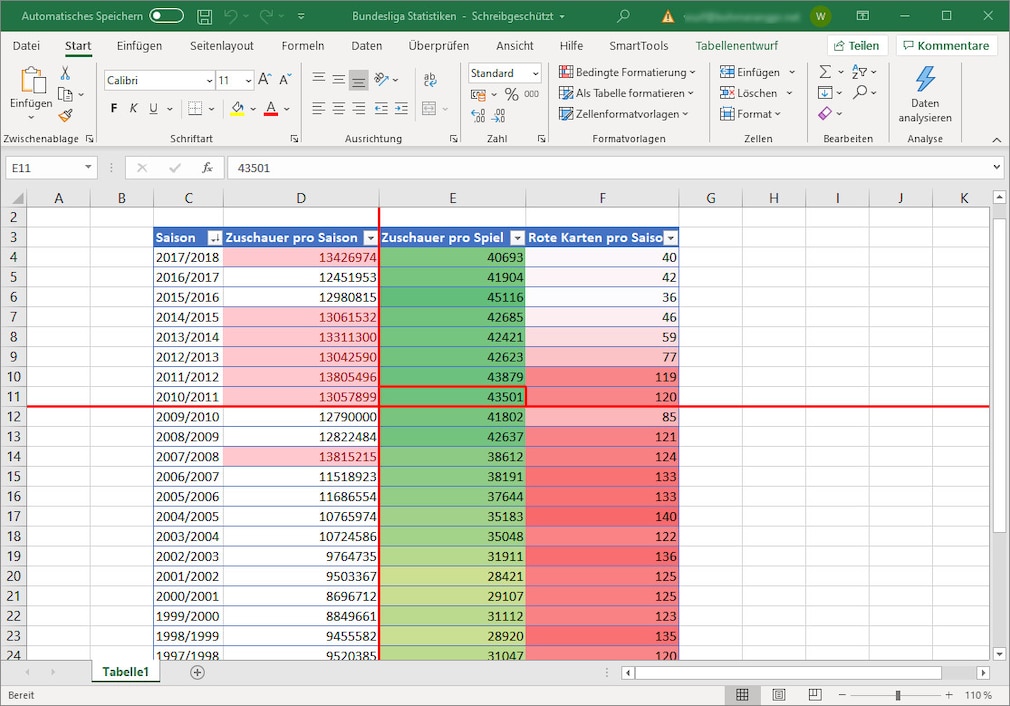 Screenshot 1 - SmartTools CellSpot für Excel