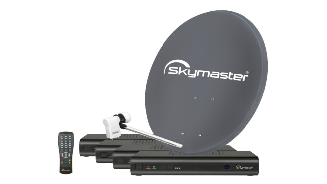 Sat-Antenne festschrauben © Skymaster