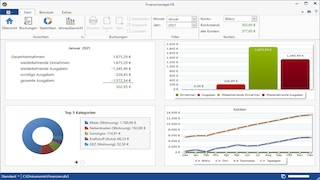 Screenshot aus FinanzmanagerV8